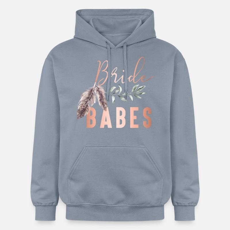 Boho Bride Babes Épouse - Sweat à capuche Softstyle® Gildan Unisexe - bleu