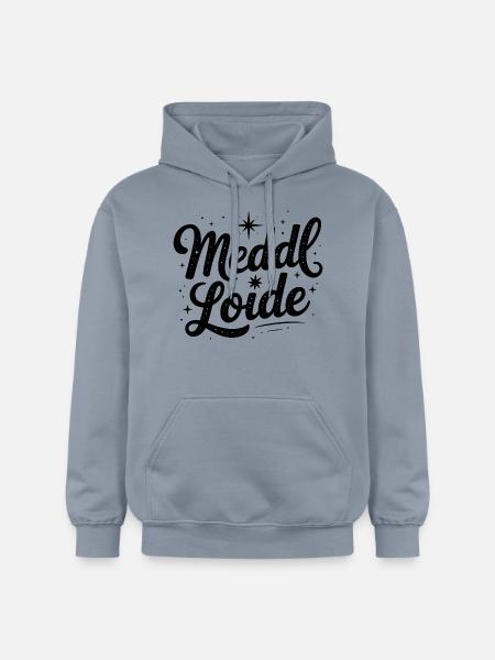 Meddl Loide - German Memes - Gildan Unisex Softstyle® Midweight Hoodie - blue