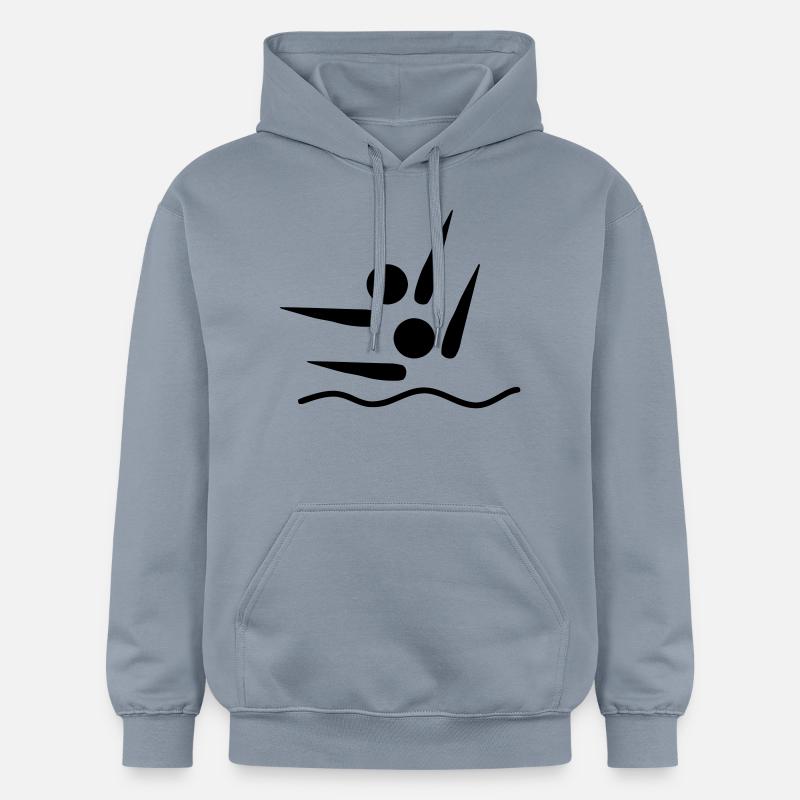Synchronschwimmen - Gildan Unisex Softstyle® Midweight Hoodie - Blau