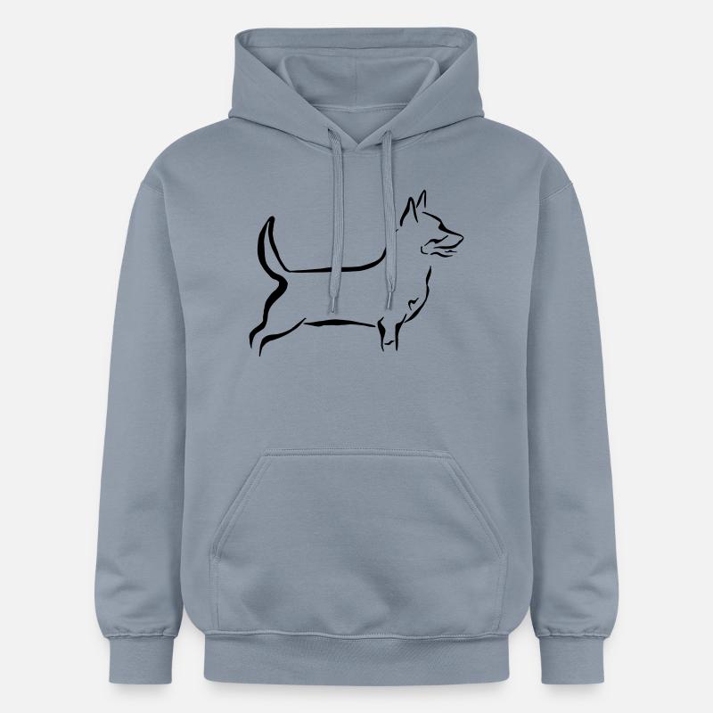 Lancashire Heeler - Sweat à capuche Softstyle® Gildan Unisexe - bleu