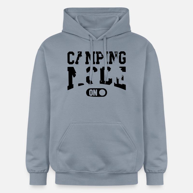 mode camping - Sweat à capuche Softstyle® Gildan Unisexe - bleu