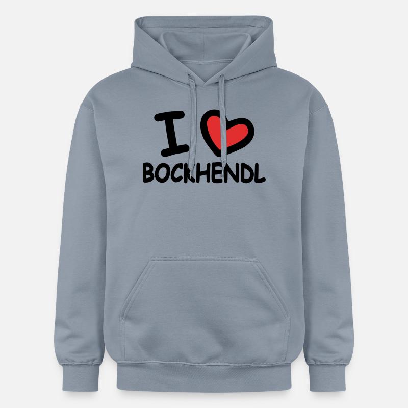 J’adore Bockhendl Backhendl - Sweat à capuche Softstyle® Gildan Unisexe - bleu