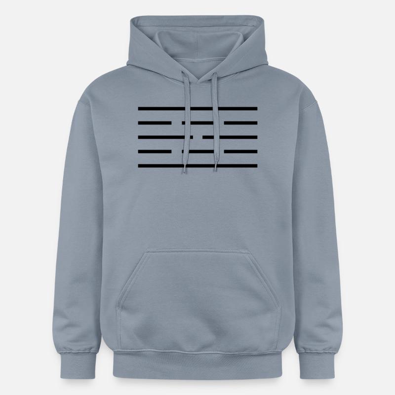 Symbole anti electrosmog - Sweat à capuche Softstyle® Gildan Unisexe - bleu