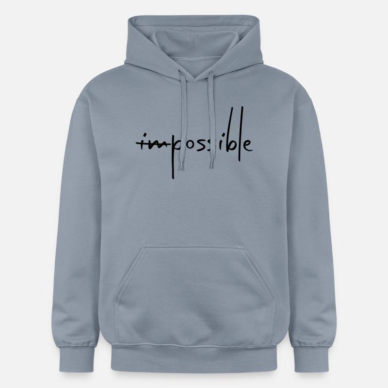 IMPOSSIBLE POSSIBLE - Sweat à capuche Softstyle® Gildan Unisexe - bleu