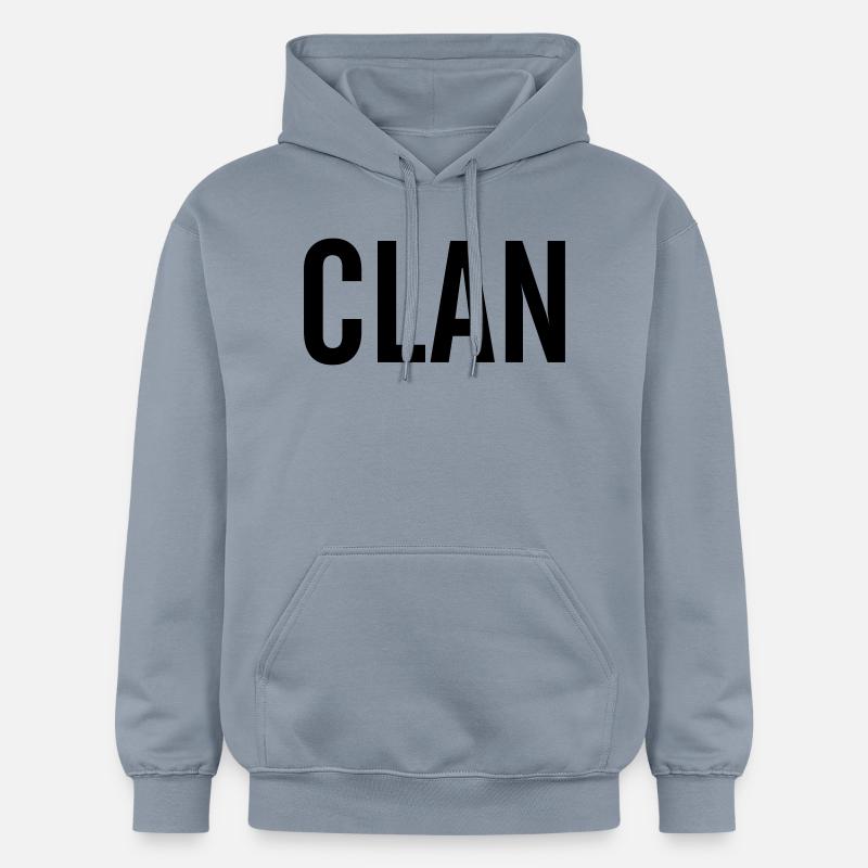 clan - Sweat à capuche Softstyle® Gildan Unisexe - bleu