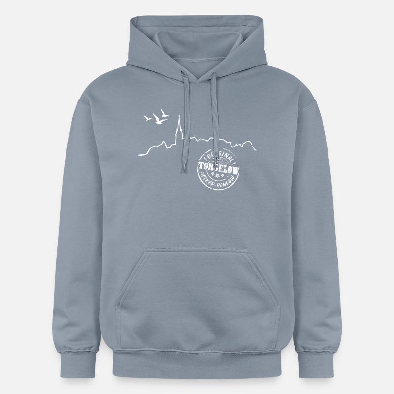 Silhouette et étanchéité Torgelow - Sweat à capuche Softstyle® Gildan Unisexe - bleu