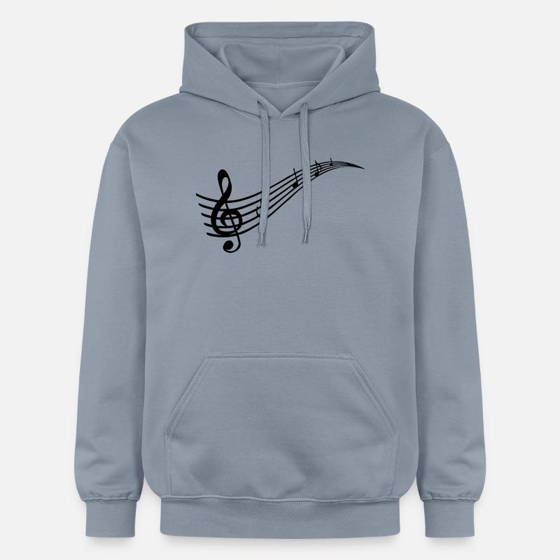 Notation - Sweat à capuche Softstyle® Gildan Unisexe - bleu