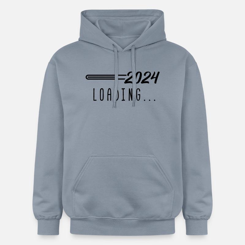 Chargement 2024 - Sweat à capuche Softstyle® Gildan Unisexe - bleu