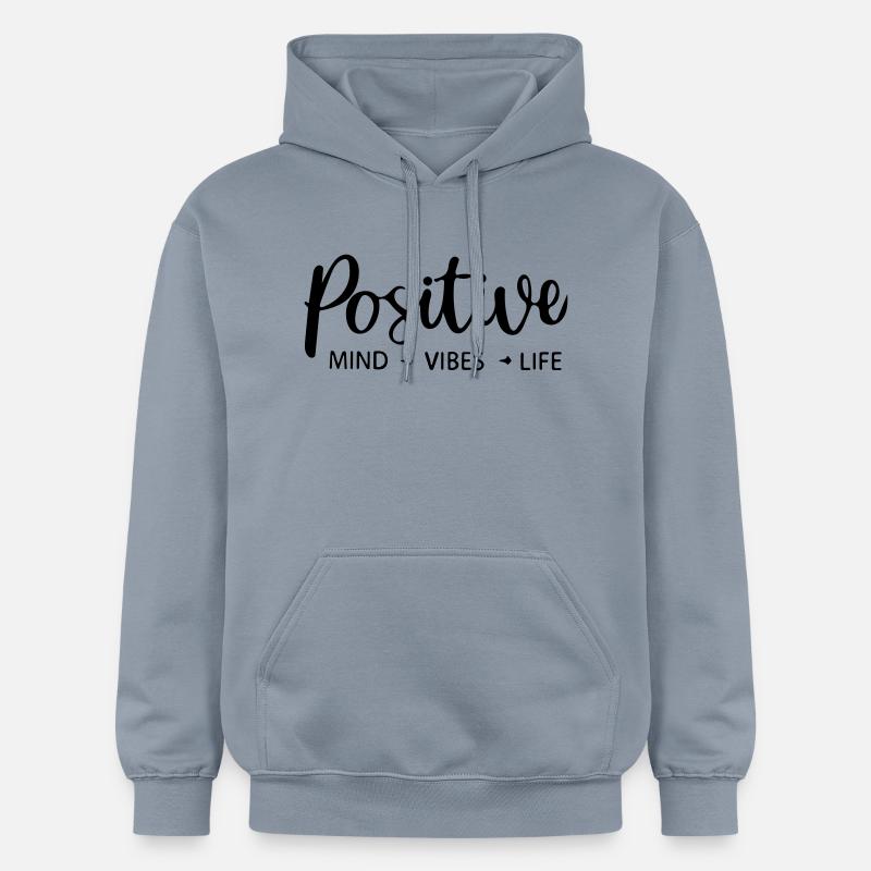 vibrations mentales positives vie - Sweat à capuche Softstyle® Gildan Unisexe - bleu