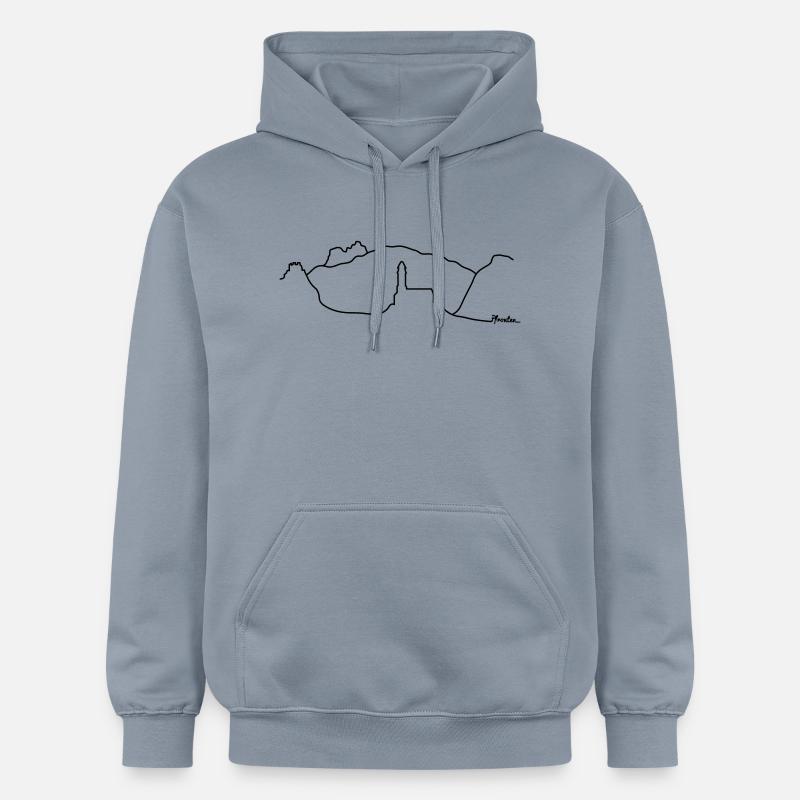 horizon Pfronten - Sweat à capuche Softstyle® Gildan Unisexe - bleu