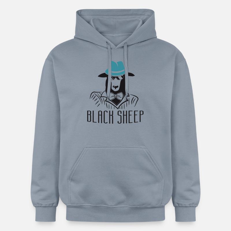 BlackSheep - Sweat à capuche Softstyle® Gildan Unisexe - bleu