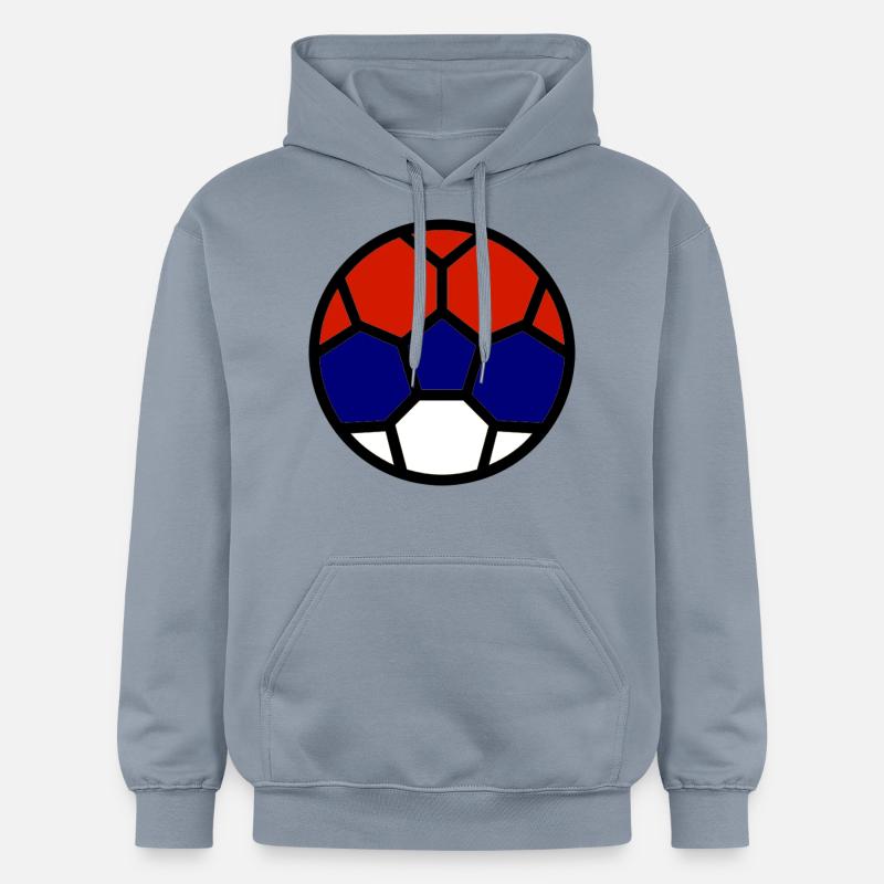  Drapeau Serbie Coupe du monde - Sweat à capuche Softstyle® Gildan Unisexe - bleu