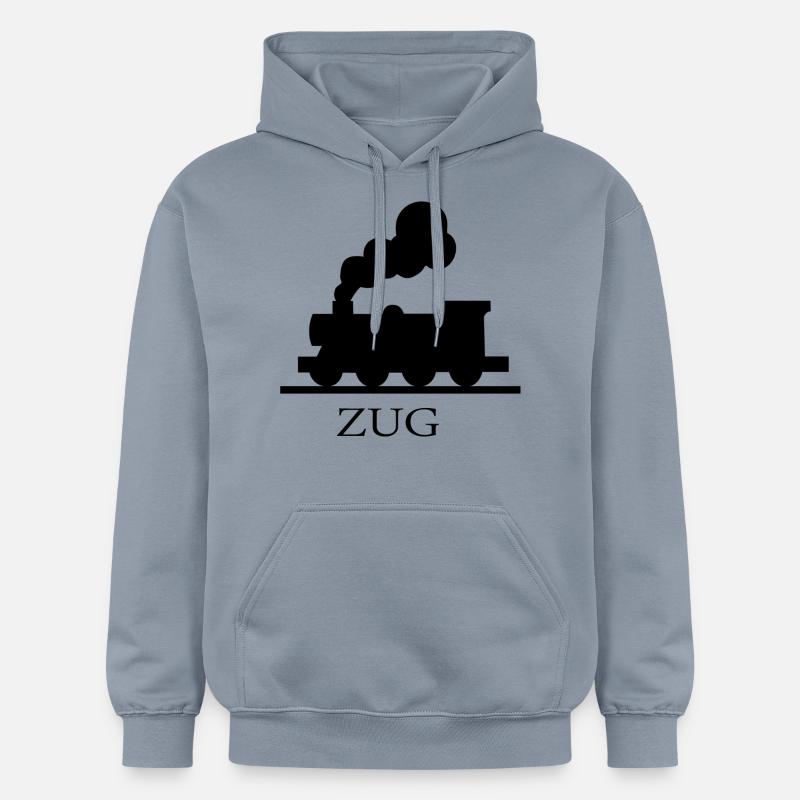 Train - Sweat à capuche Softstyle® Gildan Unisexe - bleu