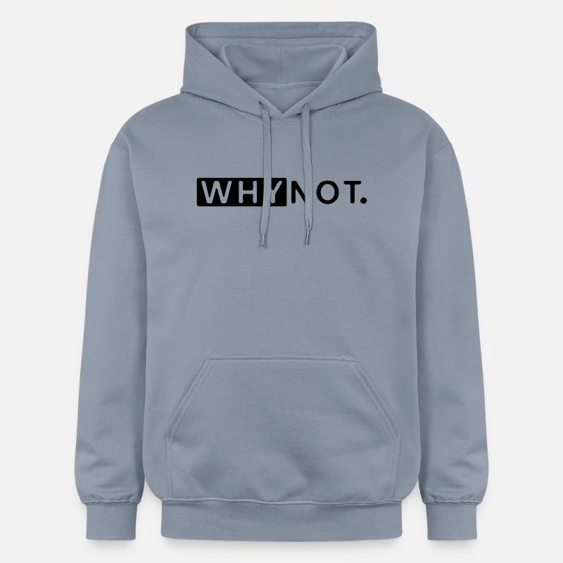 pourquoi pas - Sweat à capuche Softstyle® Gildan Unisexe - bleu