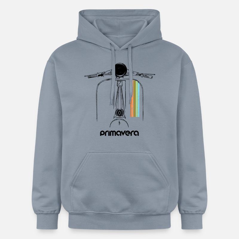 Motorroller Roller Primavera - Gildan Unisex Softstyle® Midweight Hoodie - Blau