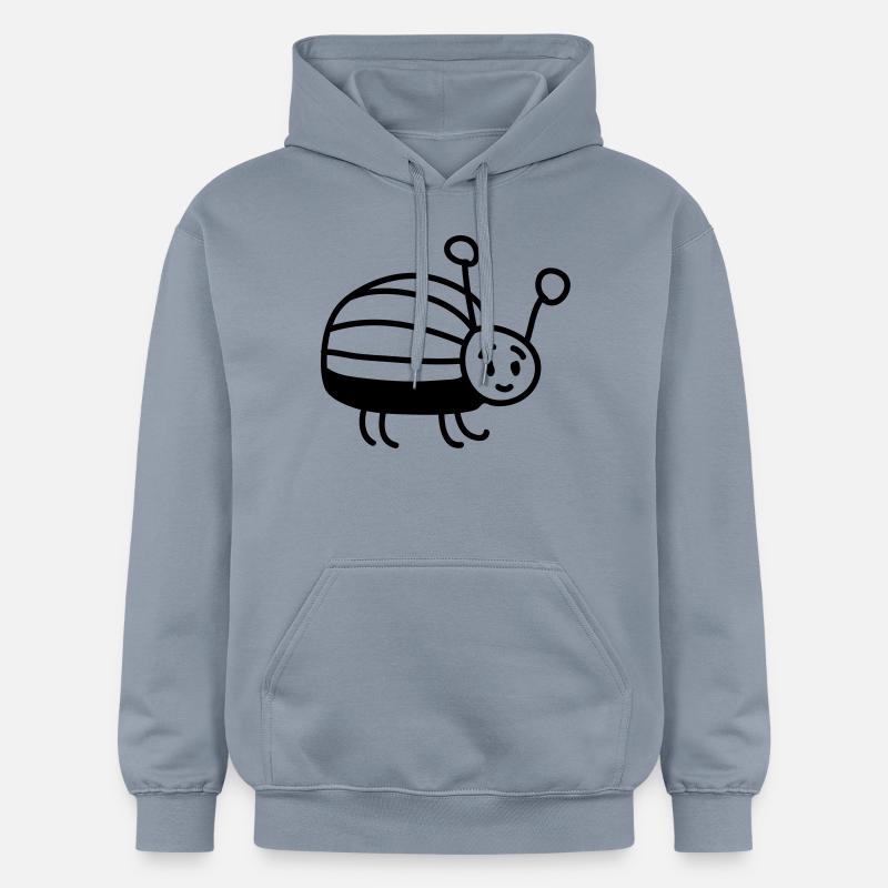 petit bug - ligne - Sweat à capuche Softstyle® Gildan Unisexe - bleu