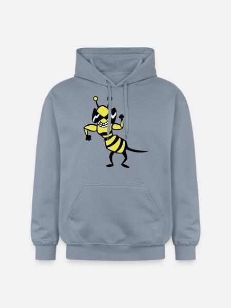 Wasp - Bee - Gildan Unisex Softstyle® Midweight Hoodie - blue