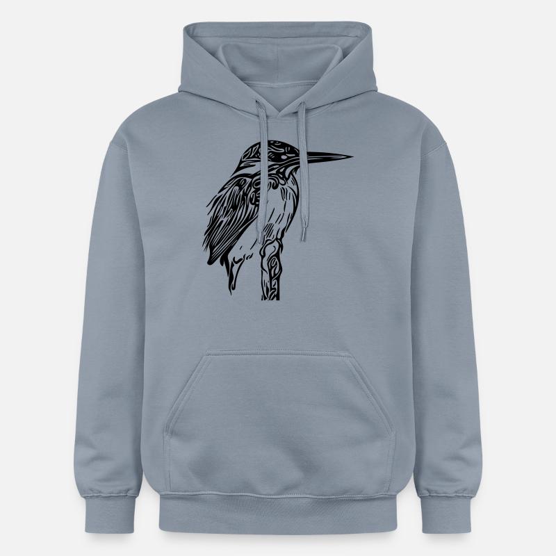 martin-pêcheur - Sweat à capuche Softstyle® Gildan Unisexe - bleu