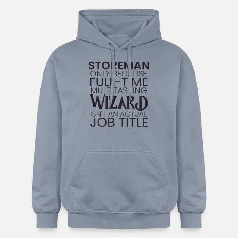 Assistant multitâche Storeman - Sweat à capuche Softstyle® Gildan Unisexe - bleu