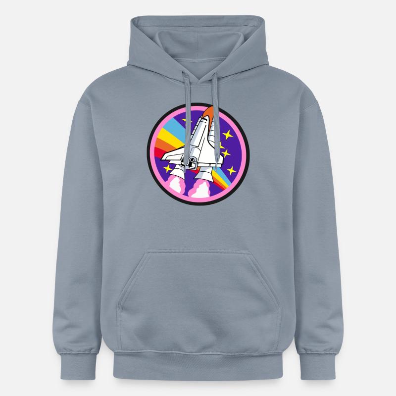 fusée - Sweat à capuche Softstyle® Gildan Unisexe - bleu