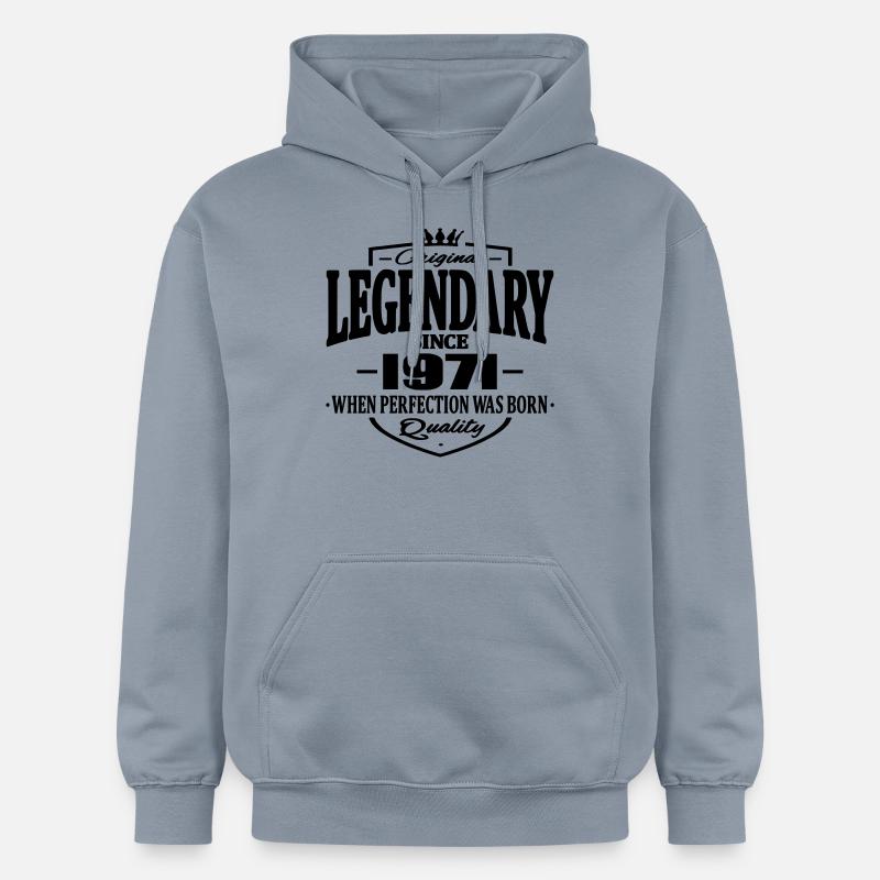 Légendaire depuis 1971 - Sweat à capuche Softstyle® Gildan Unisexe - bleu