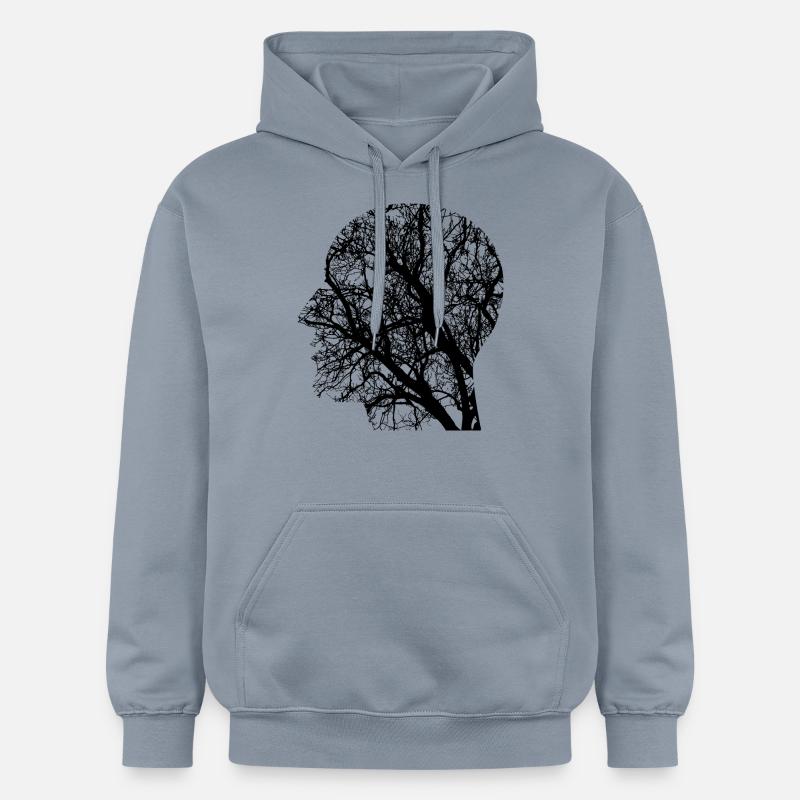 Networked - Mind Network - Gildan Unisex Softstyle® Midweight Hoodie - blue
