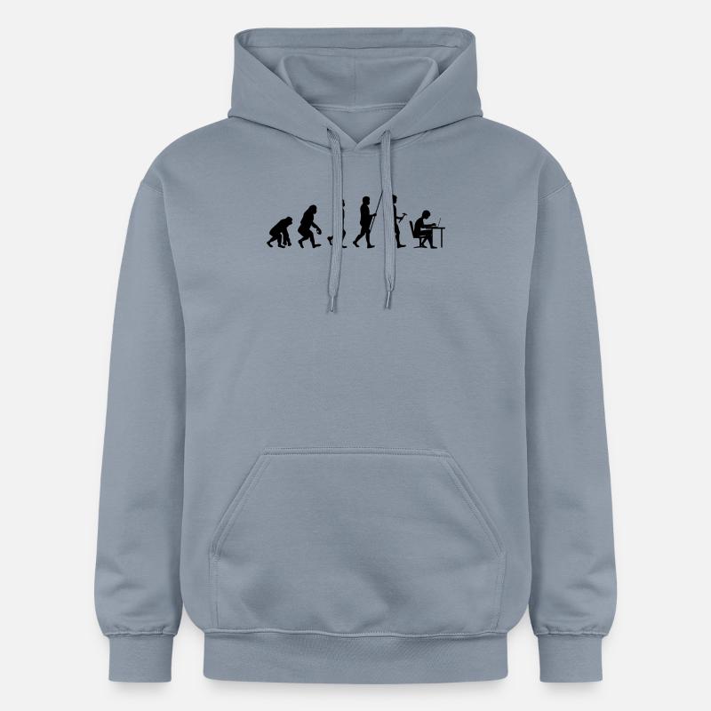 Evolution pour cadeau T-shirt ITler - Sweat à capuche Softstyle® Gildan Unisexe - bleu
