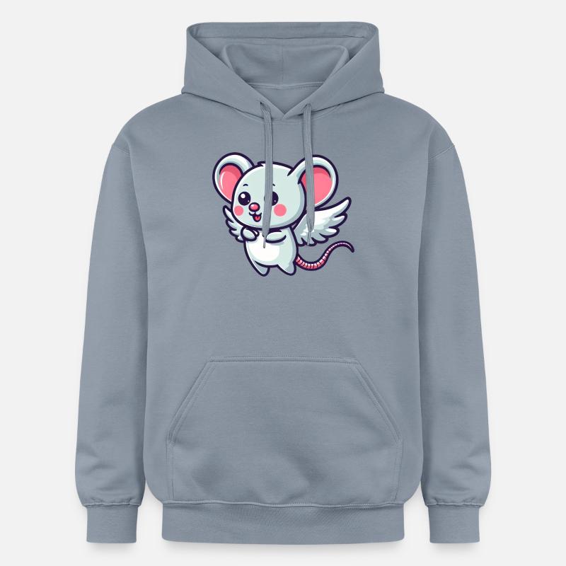 Souris céleste : Rongeur mignon avec - Sweat à capuche Softstyle® Gildan Unisexe - bleu