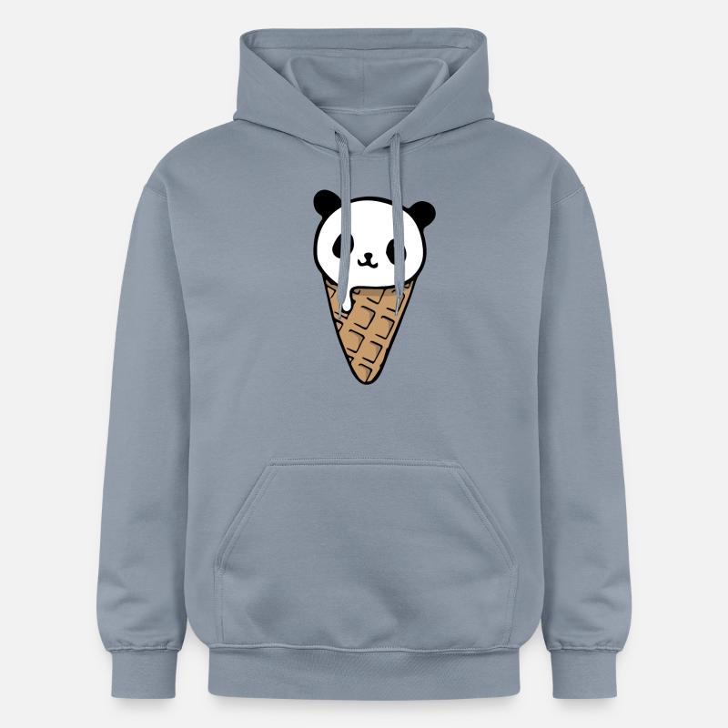 Panda Pocket Ice Cream - Sweat à capuche Softstyle® Gildan Unisexe - bleu