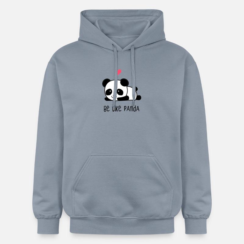 Mignon panda doux - Sweat à capuche Softstyle® Gildan Unisexe - bleu