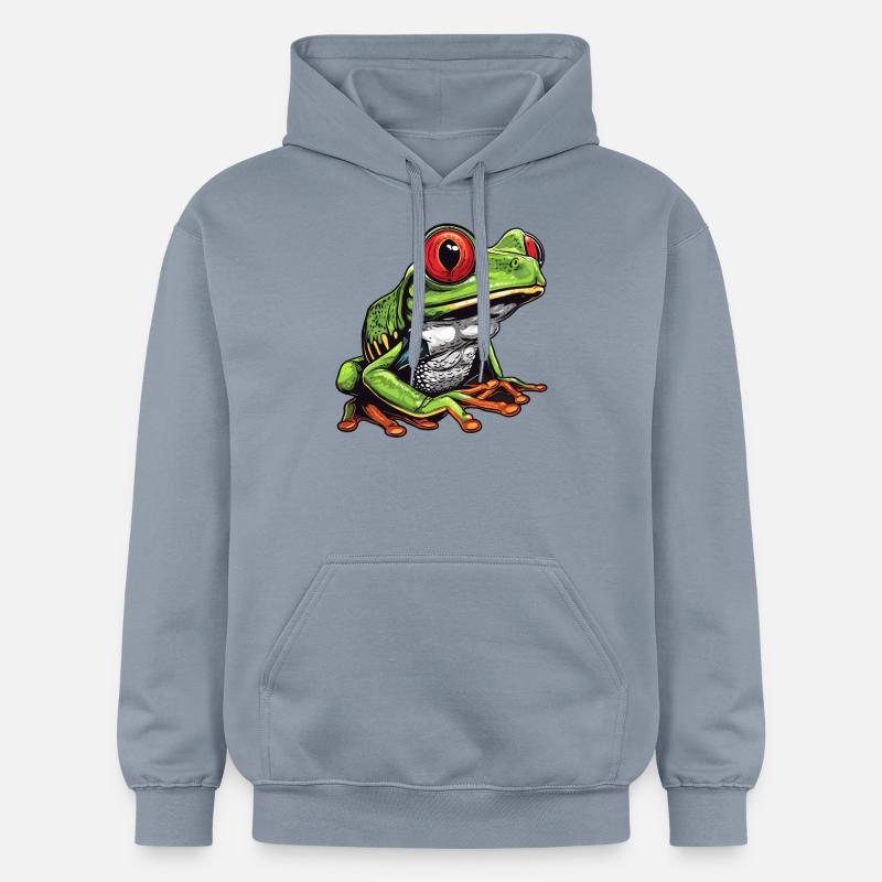 Rainette Baumfrösche Baumfrosch - Sweat à capuche Softstyle® Gildan Unisexe - bleu