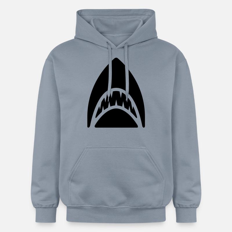 requin - Sweat à capuche Softstyle® Gildan Unisexe - bleu