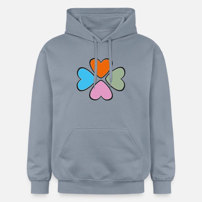 Herzensbrecher oder ewige Liebe? - Gildan Unisex Softstyle® Midweight Hoodie - Blau