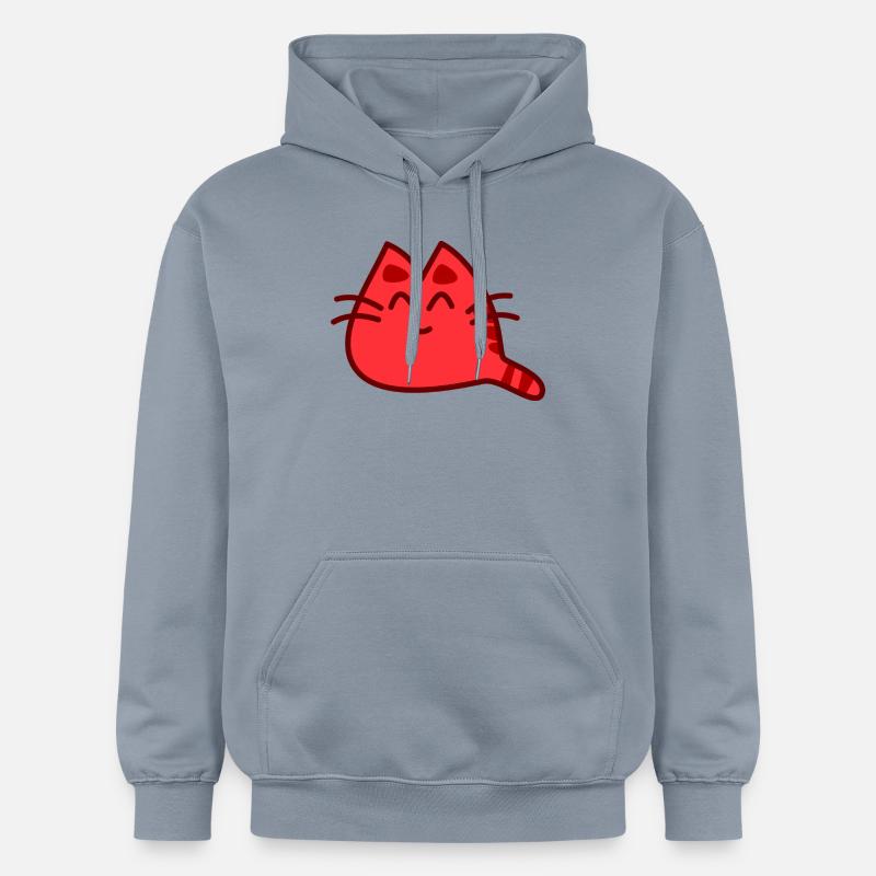 Chat chat de - Sweat à capuche Softstyle® Gildan Unisexe - bleu