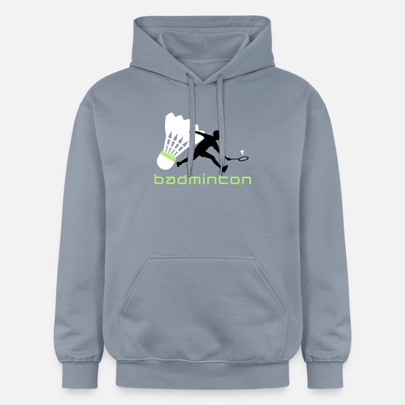 badminton_022011_t_3c - Sweat à capuche Softstyle® Gildan Unisexe - bleu