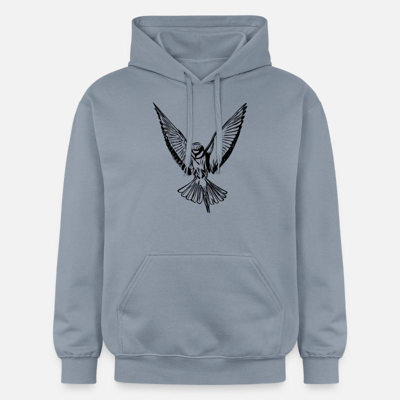 oiseau - Sweat à capuche Softstyle® Gildan Unisexe - bleu