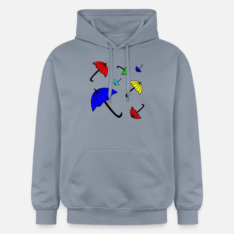 T-shirt Parasol - Sweat à capuche Softstyle® Gildan Unisexe - bleu