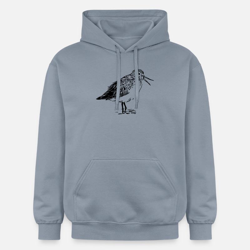 Coureur de la rivière Oiseau - Sweat à capuche Softstyle® Gildan Unisexe - bleu