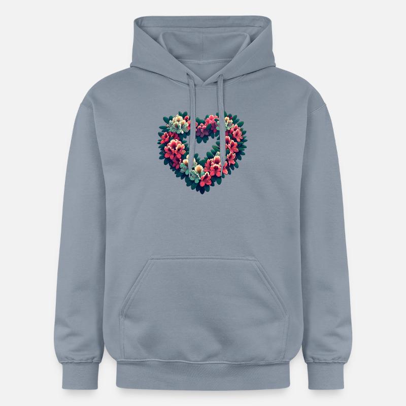 Rhododendron - Sweat à capuche Softstyle® Gildan Unisexe - bleu