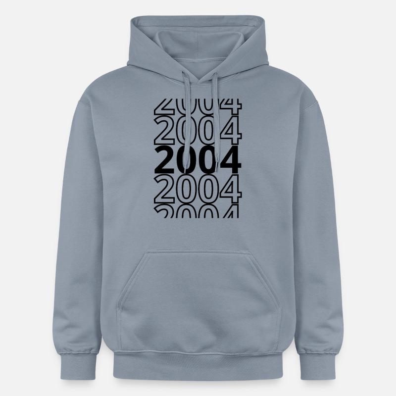 2004 2004 2004 - Sweat à capuche Softstyle® Gildan Unisexe - bleu