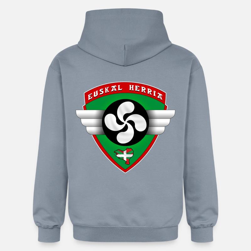 pays basque - Sweat à capuche Softstyle® Gildan Unisexe - bleu