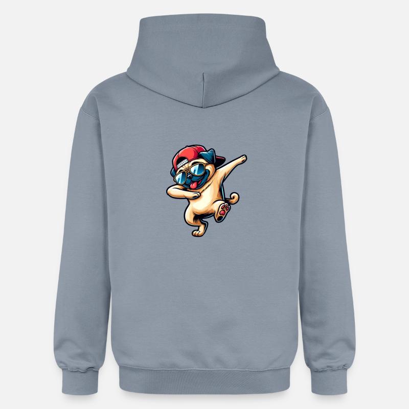 Danse Carlin Dabbing Pose Élégant - Sweat à capuche Softstyle® Gildan Unisexe - bleu