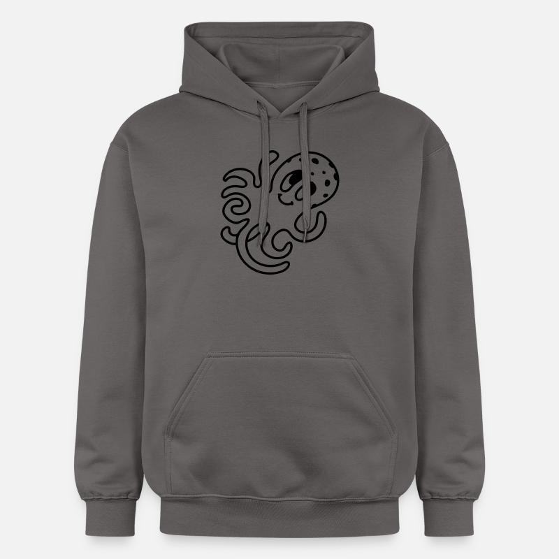 Octopus - Line - Sweat à capuche Softstyle® Gildan Unisexe - gris foncé