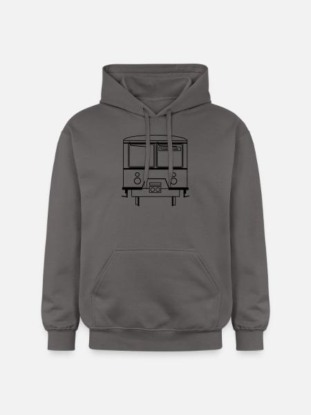 Berliner S-Bahn 477 - Gildan Unisex Softstyle® Midweight Hoodie - Dunkelgrau