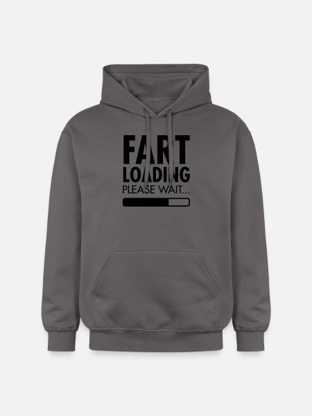 Fart Loading - Please Wait - Gildan Unisex Softstyle® Midweight Hoodie - Dunkelgrau