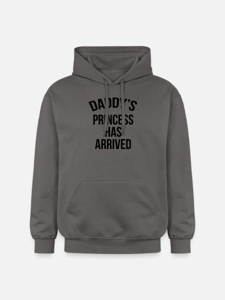 Daddy's princess has arrived - Gildan Unisex Softstyle® Midweight Hoodie - dark grey