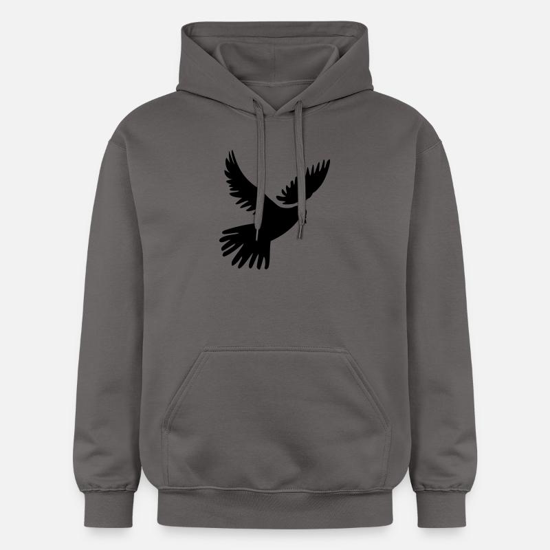 Une colombe de la paix - Sweat à capuche Softstyle® Gildan Unisexe - gris foncé
