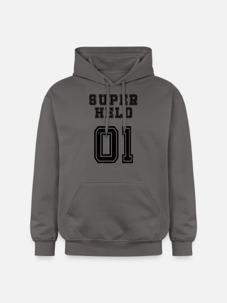Superheld - Gildan Unisex Softstyle® Midweight Hoodie - Dunkelgrau