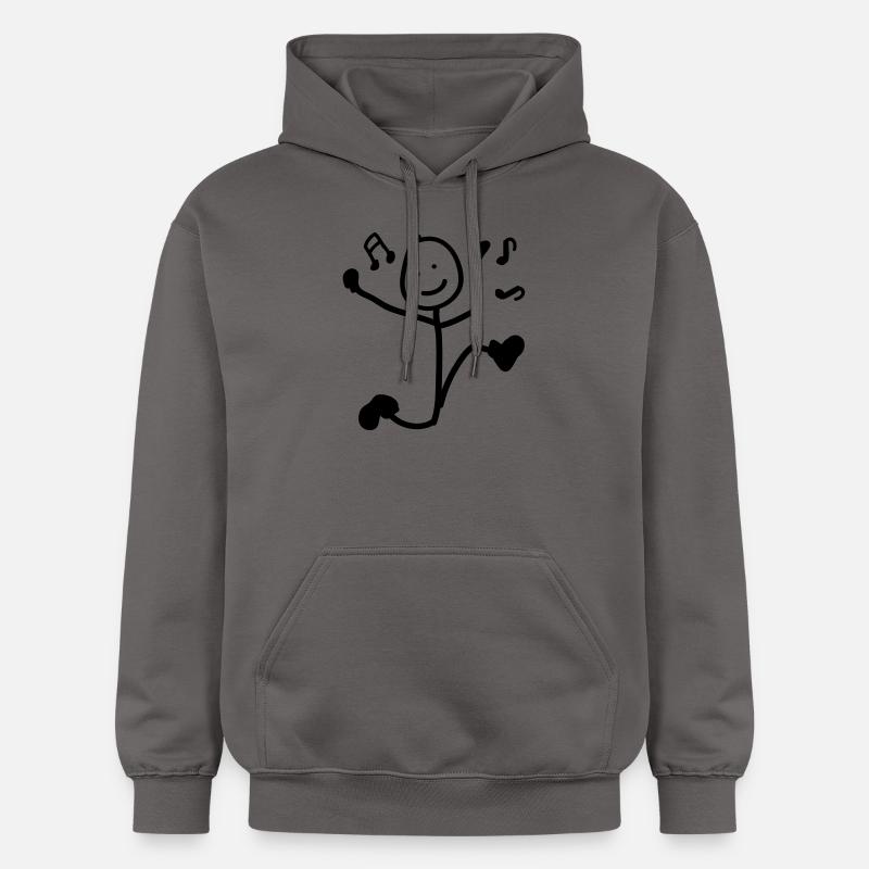 garçons de danse - Sweat à capuche Softstyle® Gildan Unisexe - gris foncé