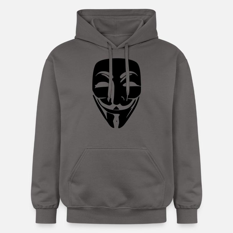 Anonymous - Sweat à capuche Softstyle® Gildan Unisexe - gris foncé